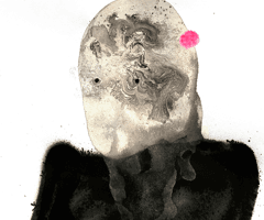 Тёмный портрет, девочка