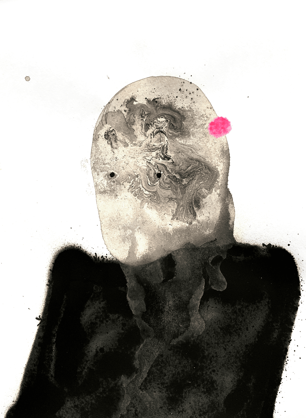 Тёмный портрет, девочка